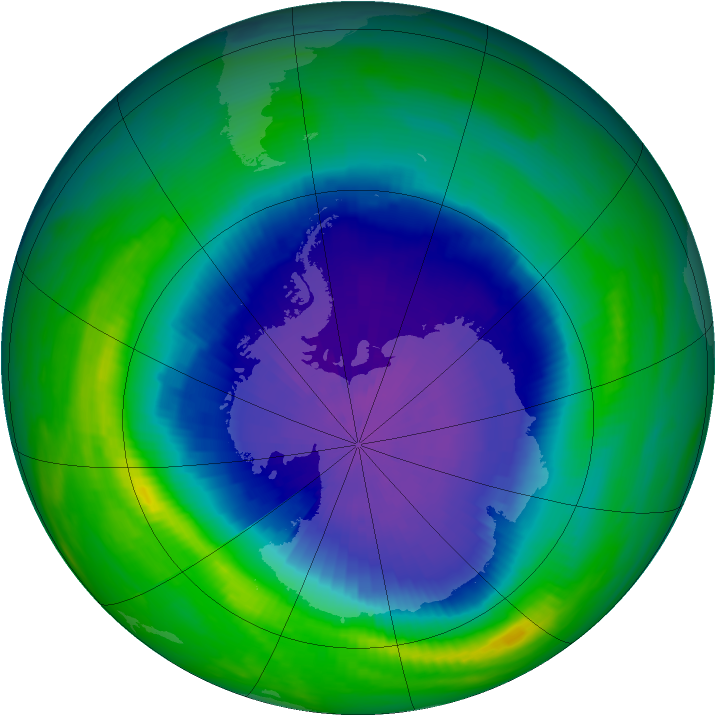 Ozone Map 1987-10-18